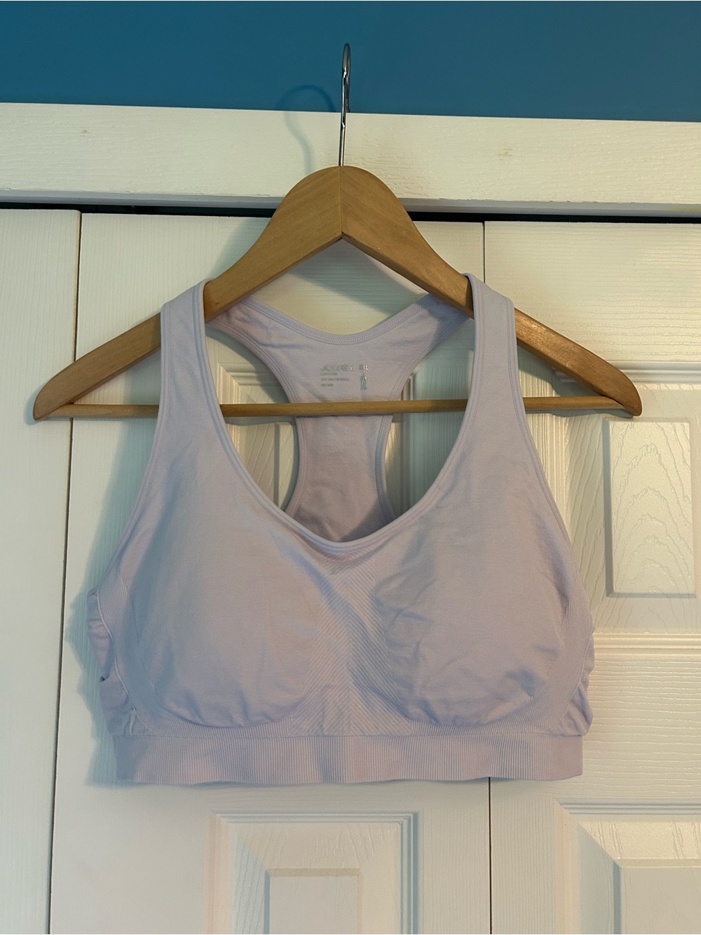 Jockey Lavender Racerback Seamless Sports Bra